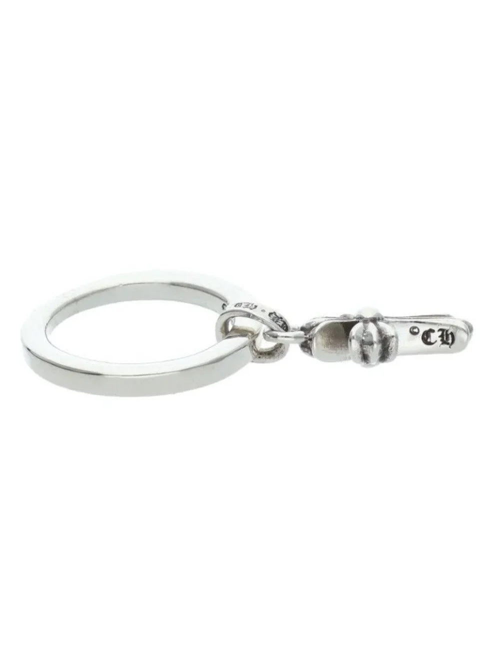 Chrome Hearts Ntfl Baby Fat Motif Silver Ring